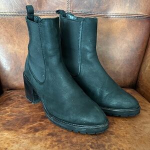 Thursday Boot Company Black Heeled Chelsea Boots Size 9.5